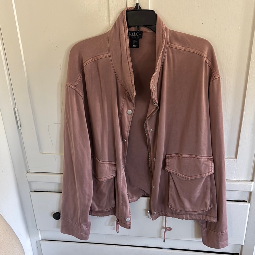 Nicole Miller Utility Jacket Relaxed Fit